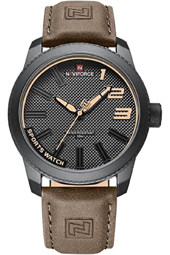 Naviforce Тоρ Brand Quartz Watch Men Military Leather Sport Watches Man Casual Waterproof (S W L BN With Box)
