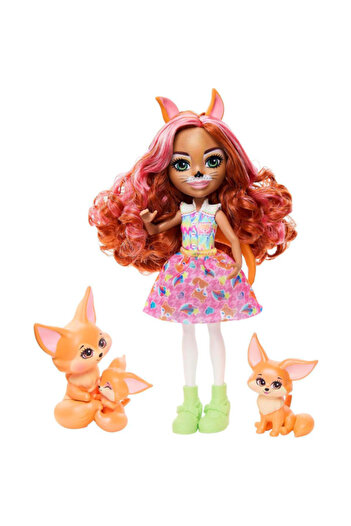 mattel Enchantimals Playset, Filigree Fox and the Fox Family