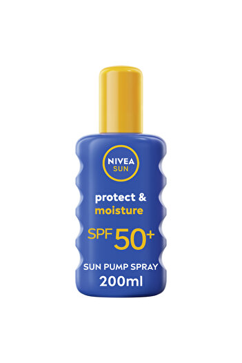 NIVEA NIVEA SUN Protect & Moisture Sun Spray SPF50 Suncream UV Protection, 200ml