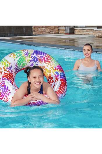 BESTWAY Mandala Patterned Lifebuoy 91 cm - Red