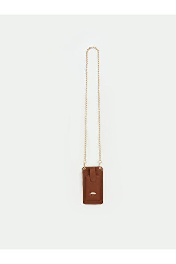 LC Waikiki Quality Parts from Celebi Store |   Leather Look Women's Wallet with Chain Strap