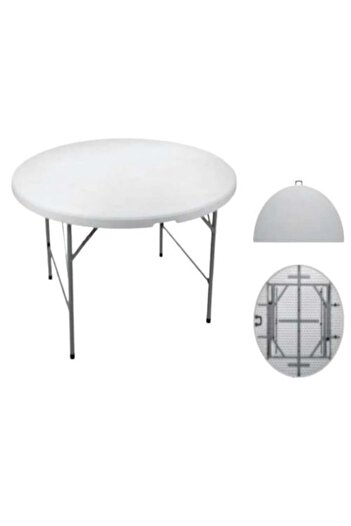 Kitchen Zone 122cm ZONE HQ-ZY122 Foldable Fiber Table for Easy Carrying and Storage