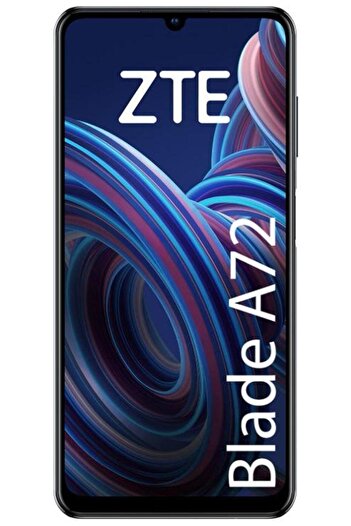 ZTE Blade A72, 6.75" screen, 4GB RAM, 64GB storage, Android 11, 6000 mAh battery, Gray