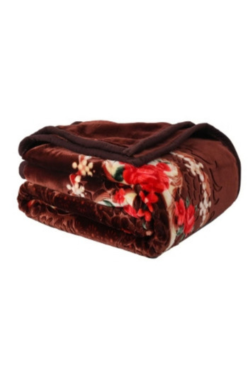 Generic Korean heavy winter blanket, soft and warm, double bed blanket, size 200x240 cm, weight 6 kg