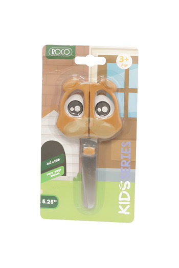 Roco Kids Scissors - 5.25 in (13.34 cm) | Safe for Either Hand, School & Craft Use