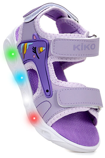 KARAMAZI Karamazı Kids Unicorn Daily Lighted Velcro Baby Girl Sandals Shoes
