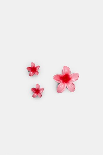 Stradivarius Pack of 3 floral hair clips