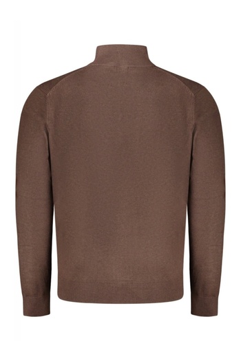 Norway Men's zip-up sweater, with embroidered mini logo, Regular fit