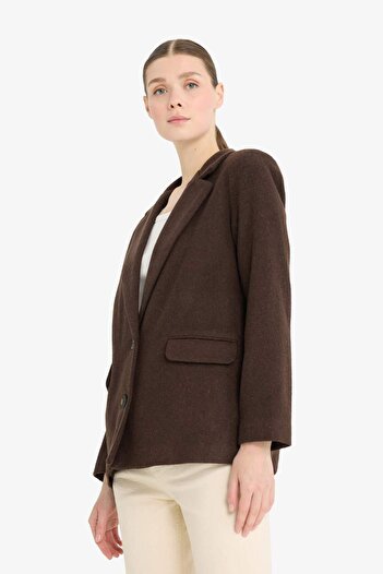 DeFacto Regular Fit Flanel Blazer Ceket Y6483AZ24WN