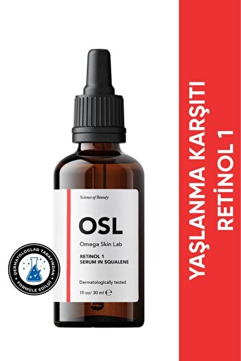 OSL Omega Skin Lab Omega Skın Lab Retinol %1 Serum In Squalene 30 ml
