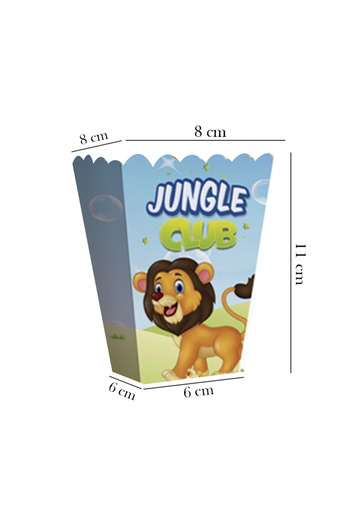 ALPJOY Popcorn Box 8-Piece -Jungle Club-