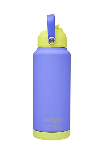 SMIGGLE Neon Squiggle Insulated Stainless Steel Drink Bottle 1L