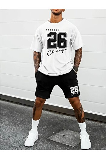 RawNox Combination Series T-Shirt/Shorts Chicago 26 Printed