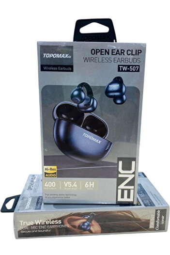 Generic Wireless Ear Clip Bluetooth 5.4 Headphones ENC Noise Cancelling OWS Air-Conduction Earphones