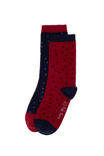 U.S. Polo Assn. Women's Burgundy 2-Piece Socks 50298995-Vr014