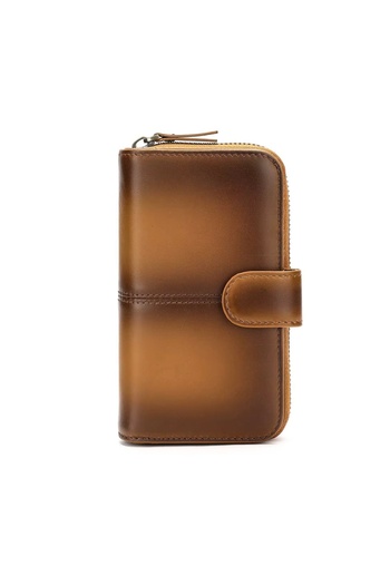 delis Women's wallet Delis, Amirel PT1406, genuine leather, Brown