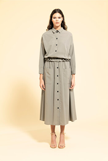 MİRAŞE MODA Trend Shirt Suit with Skirt