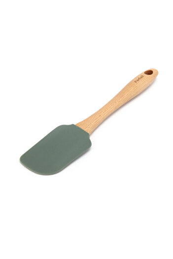 Parfait Durable High Quality Silicone Spatula Green and Brown