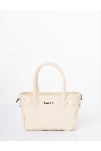 Kayra Formed Tote Bag Cream