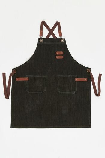 Monki Haus Workshop Barista Ceramic Cook Master Chef Florist Pastry Cook Gray Jeans Denim Apron