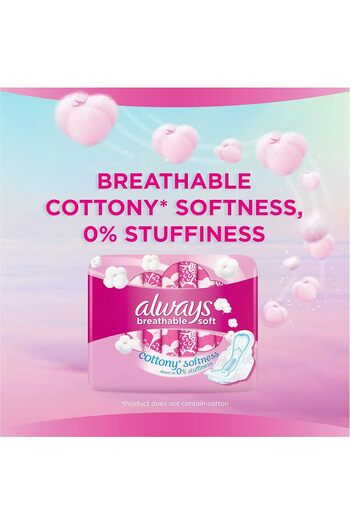 Always Breathable Soft Maxi Thick Large Sanitary Pads with Wing 60pcs