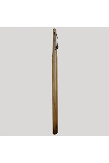 NYN Wooden Shoe Horn 70 cm Long Shoe Horn Walnut Color Kerata 2 Pieces