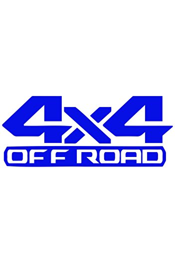 Dijitonline 2 bucăți 4x4 autocolant off-road 50x20cm