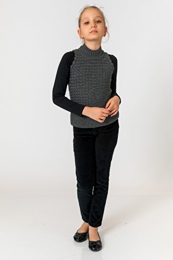 incity Girl's Smoked Sweater
