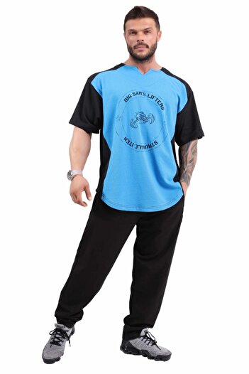 Big Sam Wide Cut Rag Top Training T-Shirt