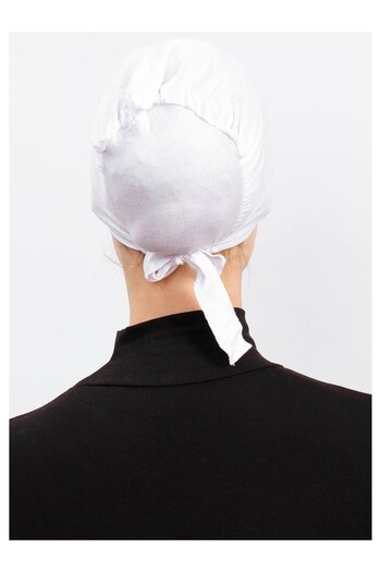 MİRSOY SCARF White Snap Bonnet