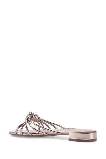 Nine West Seaney 3fx Altın Kadın Düz Terlik
