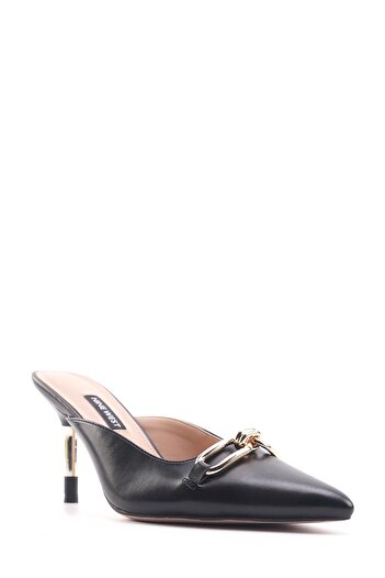 Nine West Albury 4Fx Black Women's Heeled Slippers