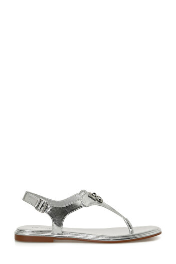 Nine West Wollo 4Fx Silver Women's Flat Sandals