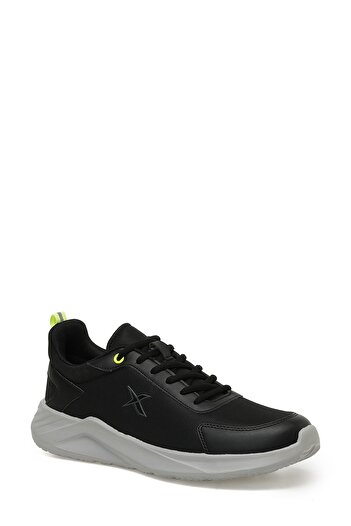 Kinetix Pace pu 3-piece black men's sports shoes