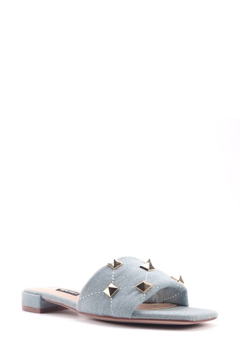 Nine West Izro2 4Fx Blue Women's Flat Slippers