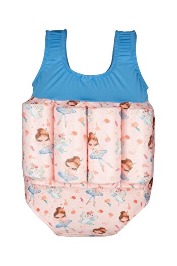 Swimfoam Ballerina Yüzmeye Yardımcı Batmaz Kız Çocuk Mayosu