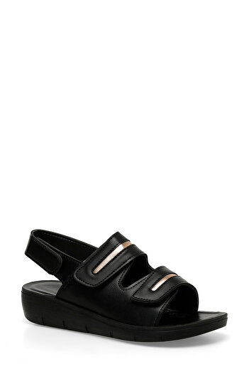 Polaris 166279 .Z4Fx Black Women's Comfort Sandals