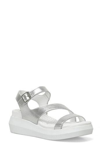 Nine West Monra 4Fx Silver Women's Comfort Sandals