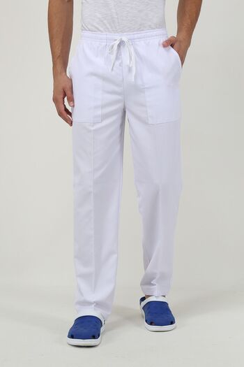 TIPTEKS Full Elastic Hospital School Cleaning Staff Cook Men Pants