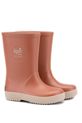 IGOR W10293 SPLASH DK BORREGUI - Дощові чоботи для дівчаток кольору черепиці