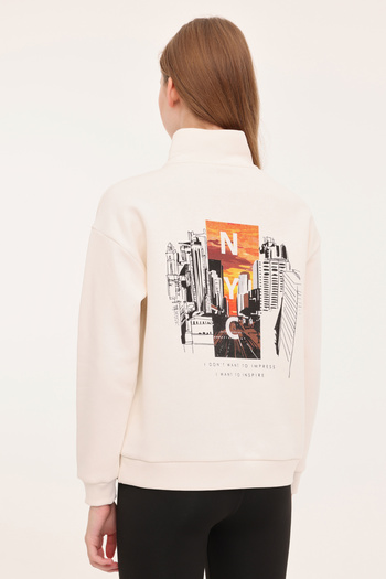 Kinetix Wl Sarah 16Bt120 4Pr Ecru Women's Sweatshirt