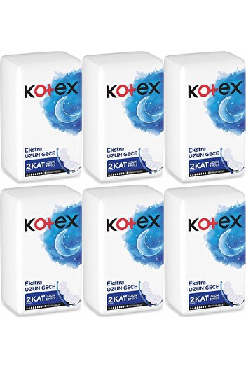 Kotex Hygienic Pads Extra Long Night Set of 54 (6Pk*9)
