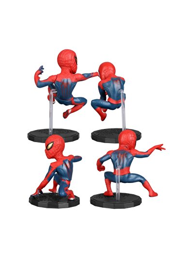 Choice Disney Movie Superhero Spider 4pcs/Set 6-8cm Action Figure Anime Decoration Collection Figurine M...