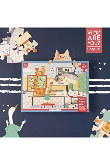 kidmosfer Where Are You Serisi / Neredesin – Hastane Puzzle - Kolektif Where Are You Serisi / Neredesin – Hast