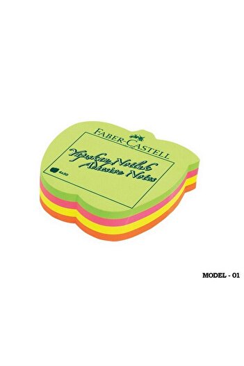 Faber Castell Faber Adhesive Note Paper 70x70 Mm Shaped