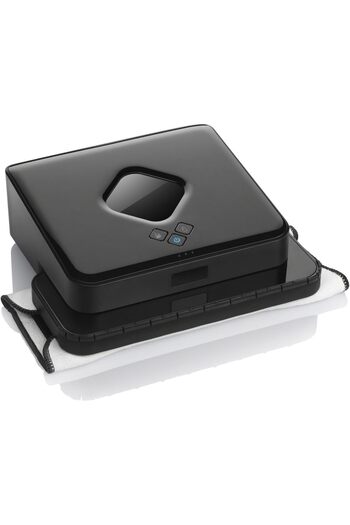 iRobot Braava 380t Advanced Robot Mop - Wet/Dry Cleaning, Large Spaces, Black