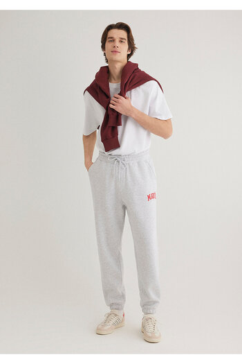 Mavi Gray Logo Printed Sweatpants - 0010207 -85438