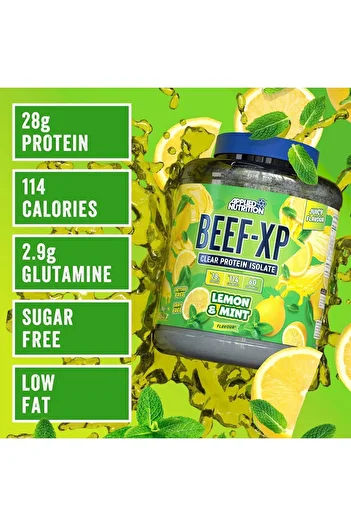 applied nutrition Beef-xp Clear Hydrolysed Beef Protein Isolate, Lemon & Mint, 1.8 Kg