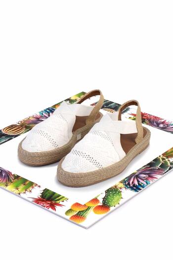 Bambi White Women's Espadrille K01937050082