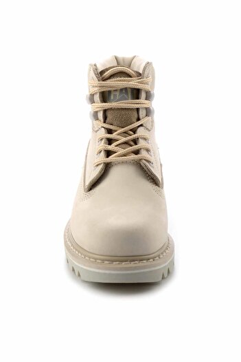 Caterpillar Beige Leather Kadın Bot & Bootie CAT0111000101